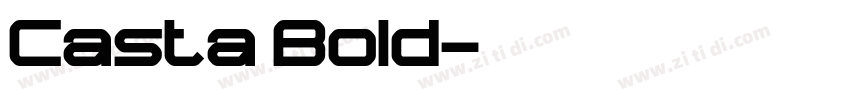 Casta Bold字体转换